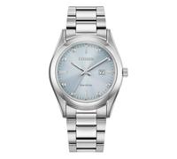 Citizen Ladies Analogue Diamond Silver Tone Watch EW2700-54L