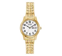 Citizen EW3152-95A Gold Tone Eco-Drive Expanding Bracelet Watch - W9013