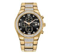 Citizen, Gents Eco-Drive Crystal Wr50 Watch for Men