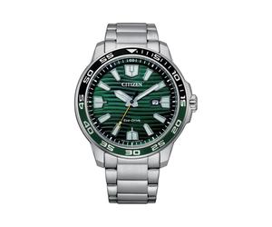 Citizen Gents Sport Green Dial Stainless Steel Watch