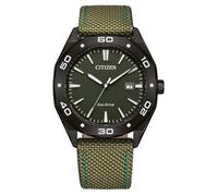 Citizen Men's Analogue Eco-Drive Watch with Nylon Strap BM7635-01X