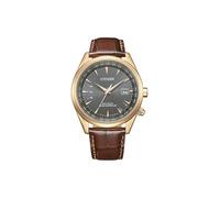 Citizen Men Analogue Eco-Drive Watch with Leather Strap CB0273-11H