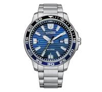 Citizen Herren Analog Eco-Drive Uhr mit Edelstahl Armband