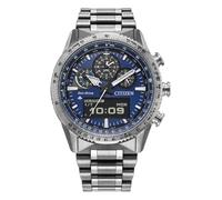 Citizen JV2000-51L Promaster Skyhawk Men's Watch Stainless Steel Solar Blue Silver