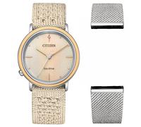 Citizen Women's Analogue Eco-Drive Watch with a Fabric Band L Ambiluna Collection
