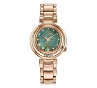 Citizen Eco-Drive L Arcly Ladies' Green Mother Of Pearl Dial Rose Gold Tone Bracelet Watch