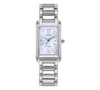 Citizen L Eco-Drive Women's Rectangle Stainless Steel Bracelet Watch