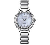 Citizen L Em1090-60d Women's Eco-drive Watch - 31mm Mother Of Pearl Dial, Stainless Steel Bracelet