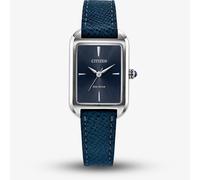 Citizen Ladies Classic Eco Drive Blue Leather Strap Watch EM1190-06L