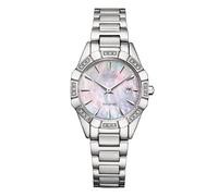 Citizen Ladies' Stainless Steel Diamond Set Eco-Drive Watch EW265 Mother Of Pearl