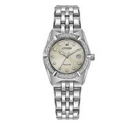 Citizen Ladies Eco-Drive Diamond Case Watch Silver