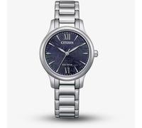 Citizen Ladies Eco Drive Silver Tone Blue Dial Watch EM0899-72L