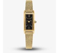 Citizen Ladies Fio Eco-Drive Gold Rectangular Dial Mesh Bracelet Watch EG7128-59E