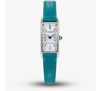 Citizen Ladies Fio Eco-Drive Rectangular Dial Blue Leather Strap Watch EG7120-00A