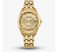 Citizen EO1222-50P Women's Strap Eco-Drive Date Bracelet Strap Watch, Gold