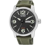 Citizen Leather BM8470-11EE Mens Wristwatch | Eco-Drive Solar | No Battery Required | Crystal Glass | 10 bar Waterproof | 180 Days Power Reserve | Day/Date