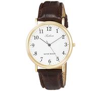 CITIZEN Men Analog Japanese Quartz Watch with Leather Strap Q996-104