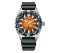 Citizen Promaster Marine Rubber Strap Orange Dial Diver NY0120-01Z Mens Watch