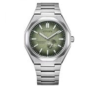 CITIZEN NK5020 Zenshin 60 Super Titanium Automatic Men's Watch with Titanium Link Strap and Sapphire Glass, green