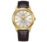 Citizen Men's Eco Drive Brown Leather Strap Watch
