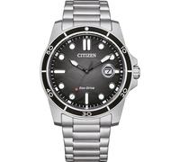 Citizen Men Analogue Eco-Drive Watch with Stainless Steel Strap AW1816-89E