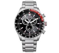 Citizen AT2566-88E Eco-Drive Solar Watch Men's Watch Chronograph Stainless Steel Black 43mm 10ATM