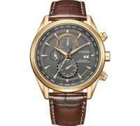 Citizen Mens Brown Watch AT8263-10H Leather (archived) - One Size