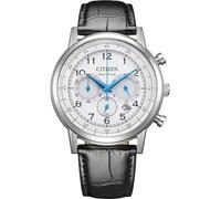 Citizen Men's Chronograph Eco-Drive Watch with Leather Strap CA4630-02A