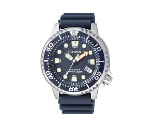 Citizen Men's Analogue Eco-Drive Watch with a Rubber Band Promaster Marine