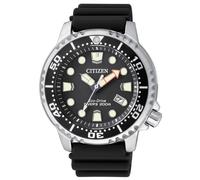 Citizen Men's Analogue Eco-Drive Watch with a Rubber Band Promaster Marine Black
