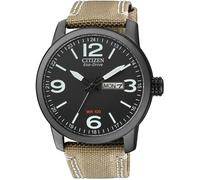 Citizen Mens Beige Watch BM8476-23EE Fabric - One Size