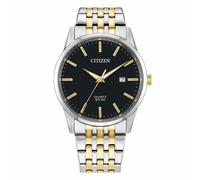 Citizen Men's Black Dial Two Tone Bracelet Watch