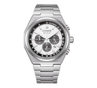 Citizen Zenshin Silver Dial Eco-Drive Analog 100M Men's Watch CA4610-85A