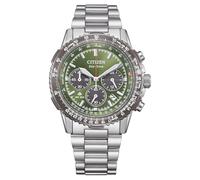 Citizen Men's Chronograph Eco-Drive Watch with Stainless Steel Strap CA4664-60W
