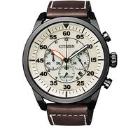 Citizen Men's Chronograph Eco-Drive Watch with a Leather Band