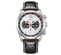 CITIZEN CA4640 Eco-Drive Solar Chrono Men's Watch with 41 mm Diameter in Various Designs, black, Strap.