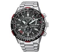 Citizen Men's Chronograph Eco-Drive Watch with Stainless Steel Strap CB5001-57E,Silver