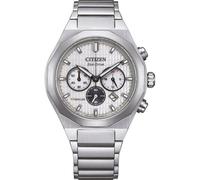 CITIZEN Zenshin Senkei Eco-Drive Solar Super Titanium Chronograph with Titanium Bracelet and Sapphire Glass, siliver