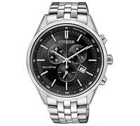 Citizen Silver Mens Chronograph Watch AT2141-87E