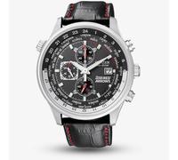 Mens Citizen Eco-drive Red Arrows World Time Chronograph Stainless Steel Watch CA0080-03E