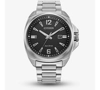 Citizen Mens Eco Drive 42mm Black Dial Watch AW1720-51E