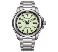 Citizen Men's Eco-Drive Lume Dial Stainless Steel Watch