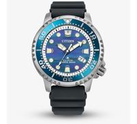Citizen Mens Limited Edition Promaster Diver Blue Dial Black Rubber Strap Watch BN0167-09W