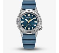 Citizen Mens Promaster Diver Blue Rubber Strap Watch EO2027-09L