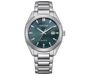 Citizen Men's Stainless Steel Green Dial Bracelet Watch