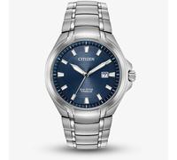 Citizen BM7431-51L Men's Titanium Eco-Drive Blue Dial Water Watch