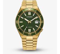 Citizen Mens Tsuyosa Shore Automatic Gold-Tone Bracelet Watch NJ0232-53X