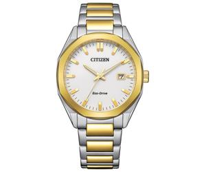 Citizen Men's Two Tone White Dial Bracelet Watch
