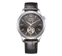 Citizen NH9131-14E Automatic Men's Watch, Black Leather Strap