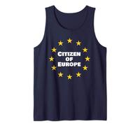 Citizen of Europe EU Flag Remain Tank Top